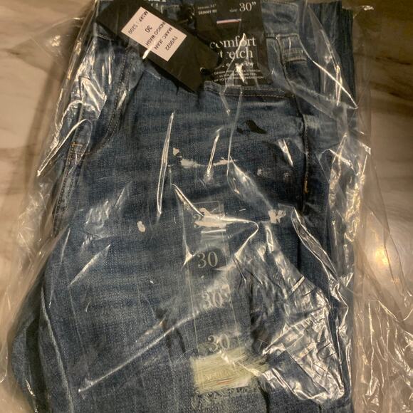 Si Tu Veux Superstack indigo Wash  Jeans Size 30 - Picture 9 of 9